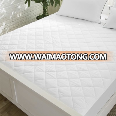 100% cotton fabric wool filling waterproof mattress protector cover