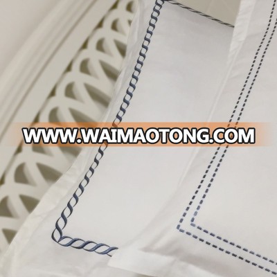 Luxury 100% Cotton Embroidery 5 star Hotel Bed Sheet Set