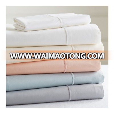 High Quality 100% cotton embroidery bed sheet set