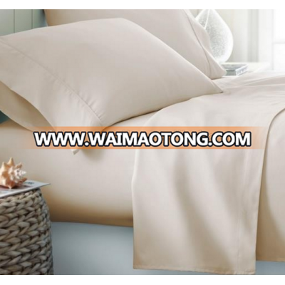 Wholesale Supply 100% Cotton high quality sateen home bed sheet set hotel