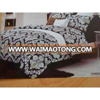 300tc cotton print bedset, custom printed duvet cover sets