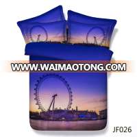 Bed sheets London Eye UK 3D bedding set